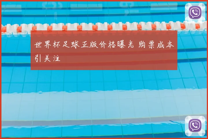 世界杯足球正版价格曝光 购票成本引关注